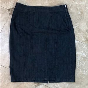 Ann Taylor Denim Pencil Skirt, 10, Like New
